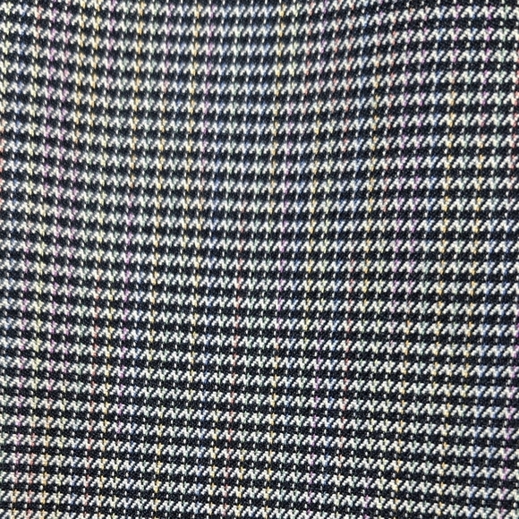 Ann Taylor Signature Mini Houndstooth Rainbow Thread Trousers Career Preppy - Picture 6 of 10